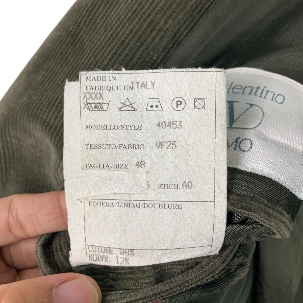 Valentino VALENTINO Made in Italy Corduroy Suit Jacket #2138-C94 Size US M / EU 48-50 / 2 - 17 Thumbnail