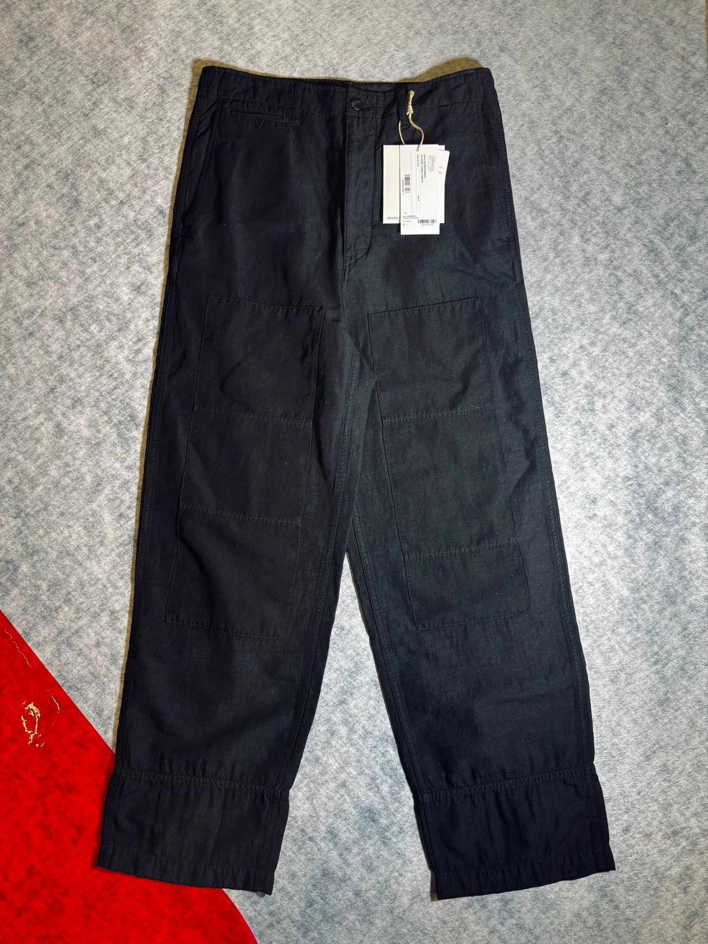 Visvim visvim ex wide chino pants in black Size US 27 - 1 Thumbnail