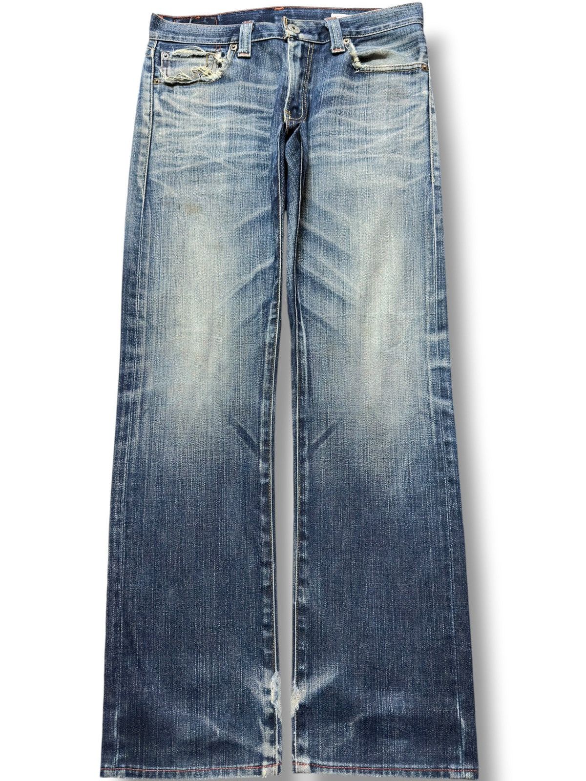 Levi's Vintage Clothing Vintage Levi’s 505 Mudwash Whiskers Denim Size US 31 - 1 Thumbnail