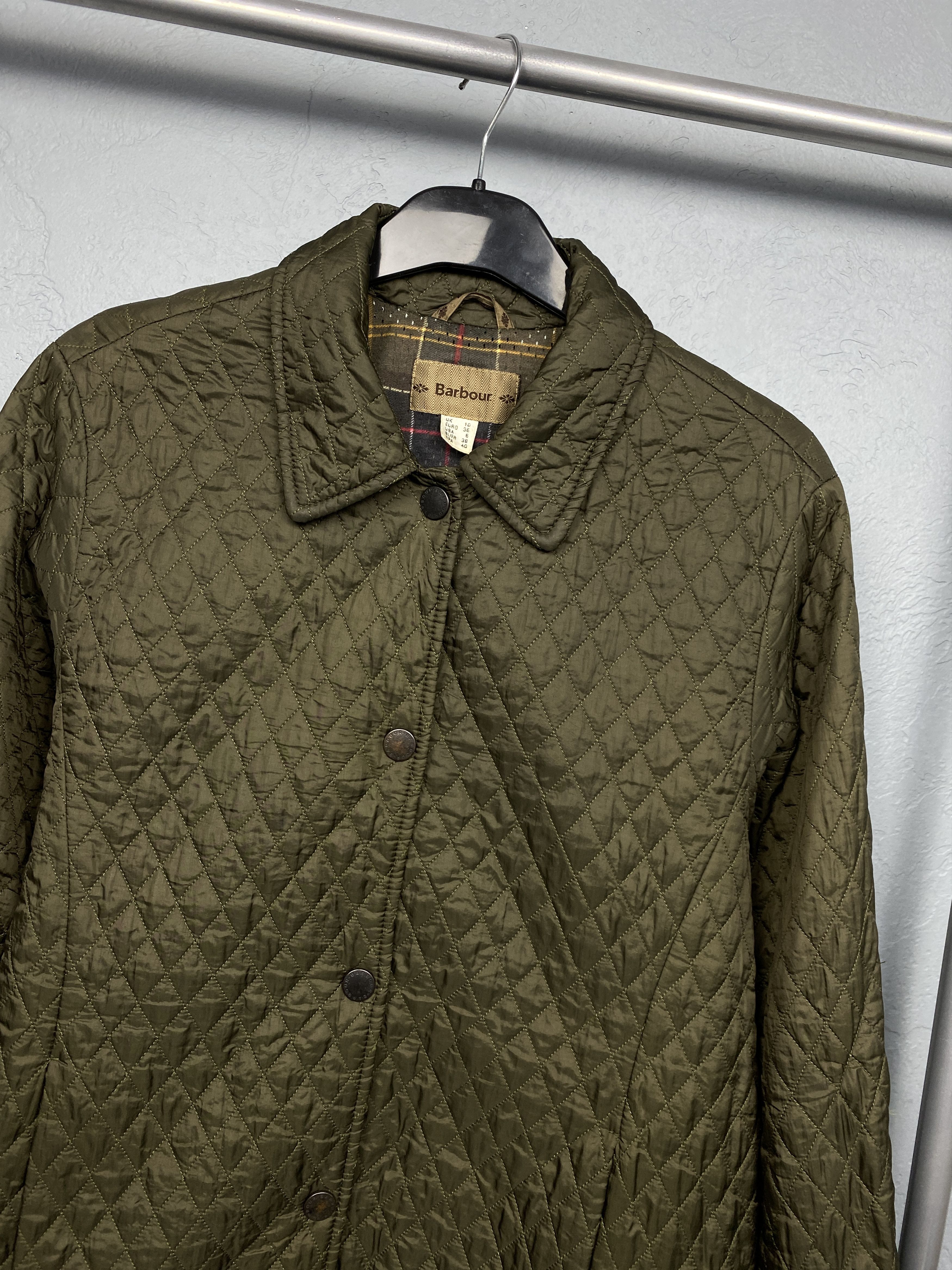 Barbour Barbour Vintage Womens Tailored Quilted Jacket Size M / US 6-8 / IT 42-44 - 2 Thumbnail