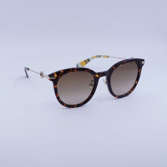 Kate Spade Kate Spade KEESEY/G/S 0086 HA Sunglasses Havana Round Frame Size ONE SIZE - 8 Thumbnail