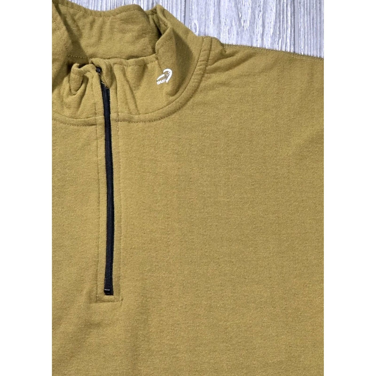 Doublet Duofold Pullover 1/4 Zip Dark Beige Long Sleeve 2XL Mock Neck Fleece Logo Embroidered Casual Sleeve Men’s Regular Size 2XL Vintage No Size US XXL / EU 58 / 5 - 4 Thumbnail