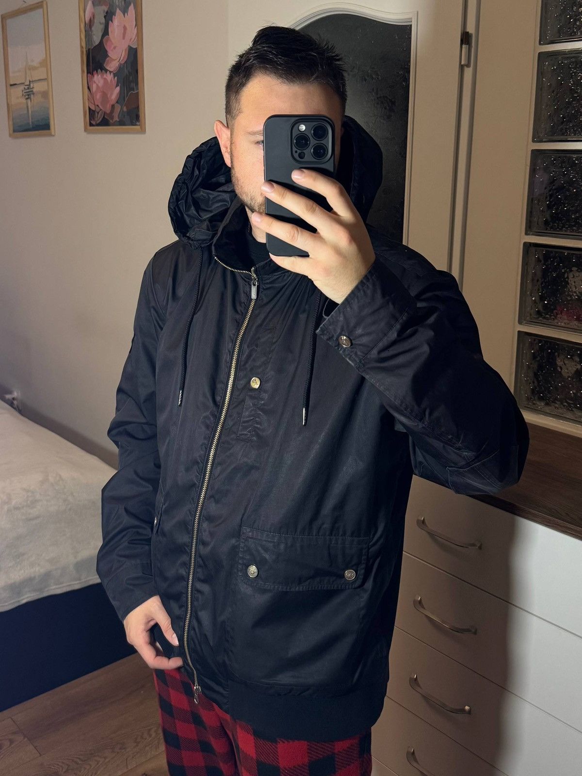 Y-3 Yohji Yamamoto Adidas Y-3 Men’s Black Jacket Streetwear Size US XXL / EU 58 / 5 - 2 Thumbnail