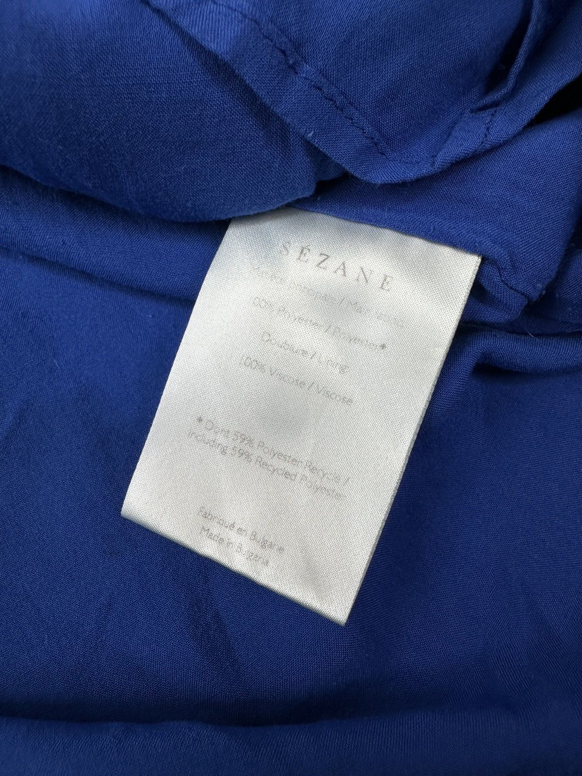 Sezane SEZANE Martie Mini Dress Electric Blue size 34 Size XS / US 0-2 / IT 36-38 - 11 Thumbnail