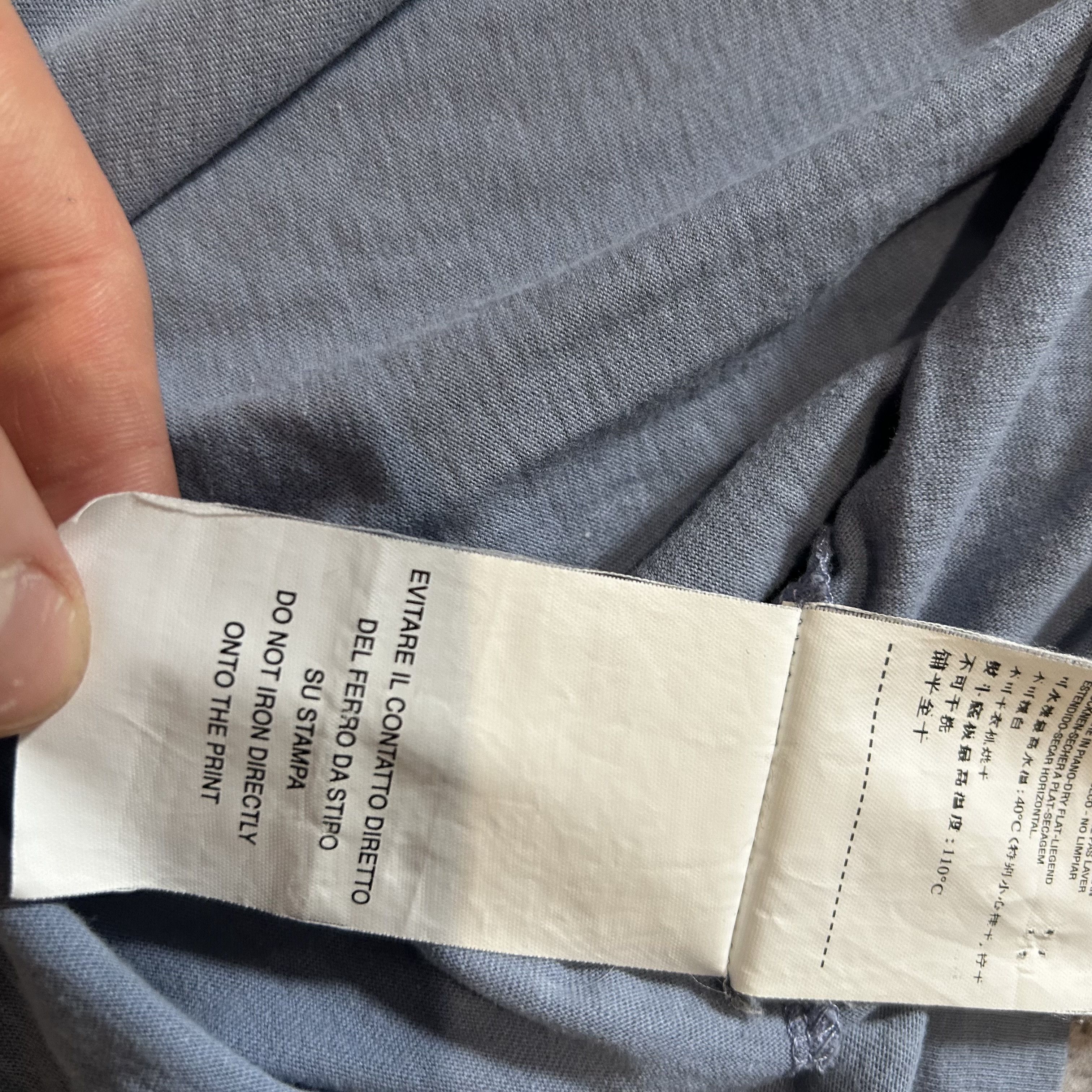 Massimo Osti × Stone Island Vintage Stone Island polo with big logo Size US L / EU 52-54 / 3 - 6 Thumbnail