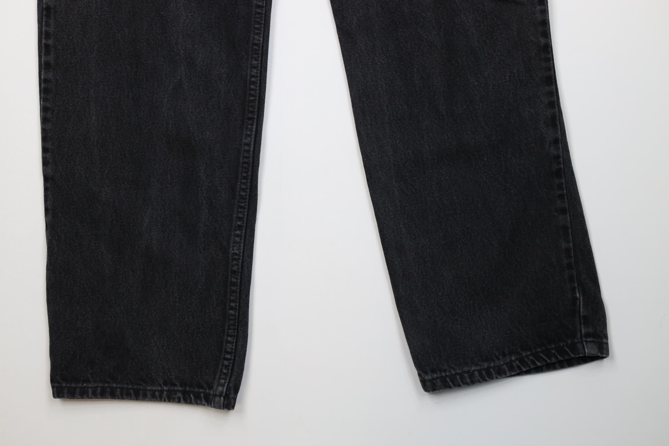 Levi's Vintage Y2K 2004 Levis 550 Fit Denim Jeans Black Cotton Size US 38 / EU 54 - 4 Thumbnail