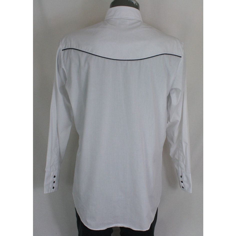 Vintage Vintage Embroidered Eagle Pearl Snap White Western Shirt L Size US L / EU 52-54 / 3 - 4 Thumbnail