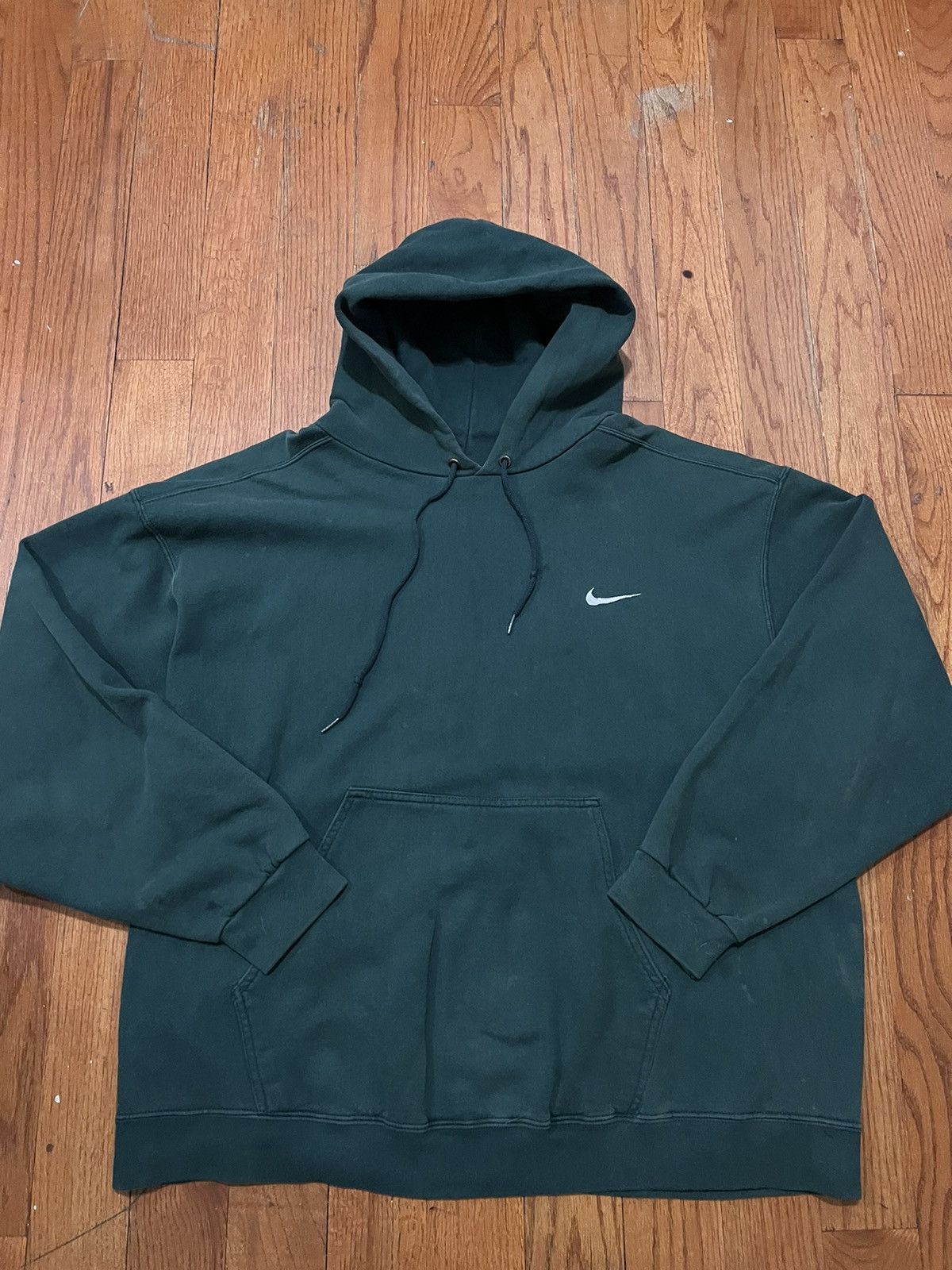 image of Nike Forest Green Hoodie, Men's (Size 2XL)