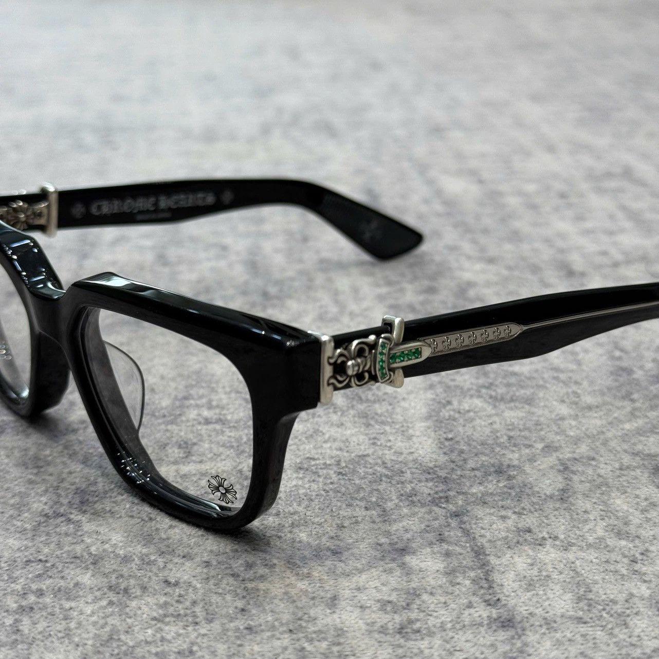 Chrome Hearts Chrome Hearts Vagillionaire II black Emeralds Size ONE SIZE - 2 Thumbnail