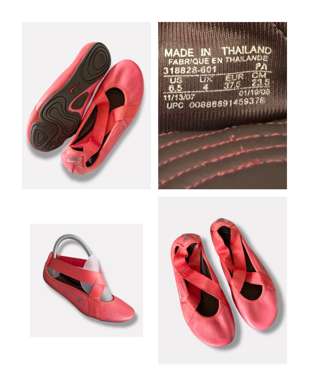 Nike Iconic Nike Vintage Ballet Flats Sneakers Balletcore Size US 6.5 / IT 36.5 - 11 Thumbnail