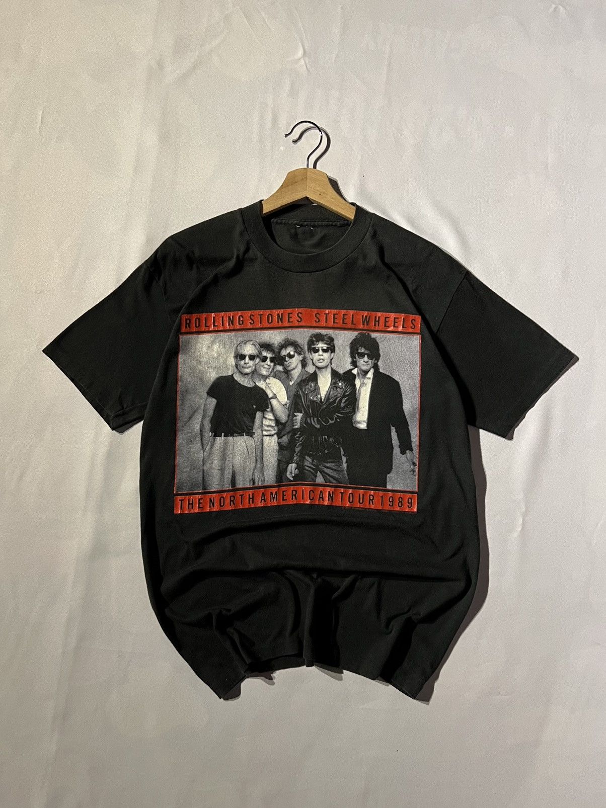 Band Tees × The Rolling Stones × Vintage THE ROLLING STONE VINTAGE, THE NORTH AMERICAN TOUR 89 Size US M / EU 48-50 / 2 - 1 Thumbnail