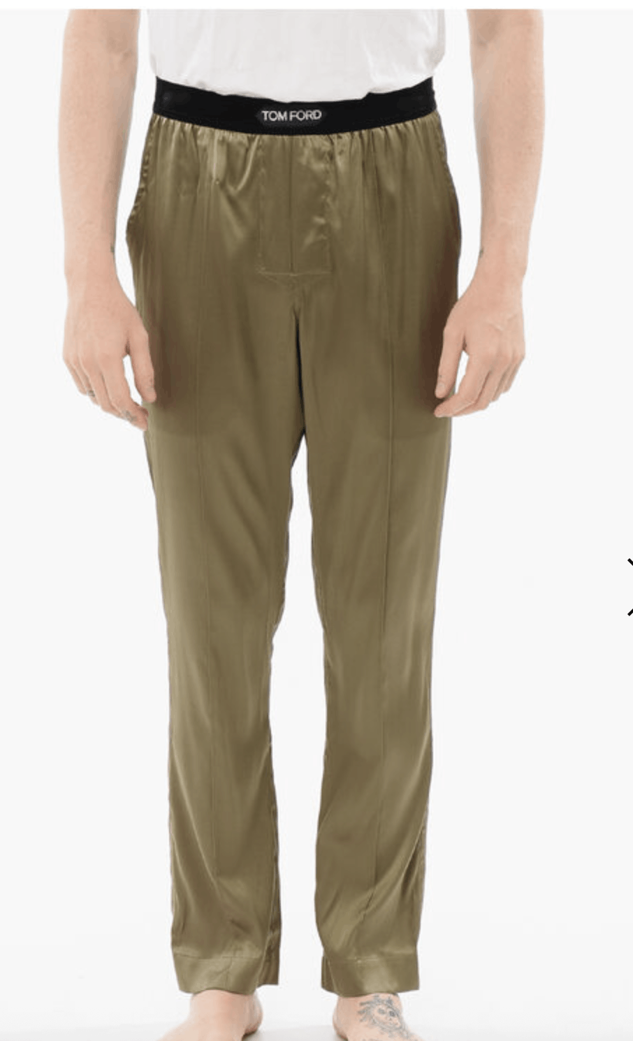 Tom Ford o1loc1c1224 IST4H20 Silk Pajama Pant in Olive Size US 32 / EU 48 - 1 Preview