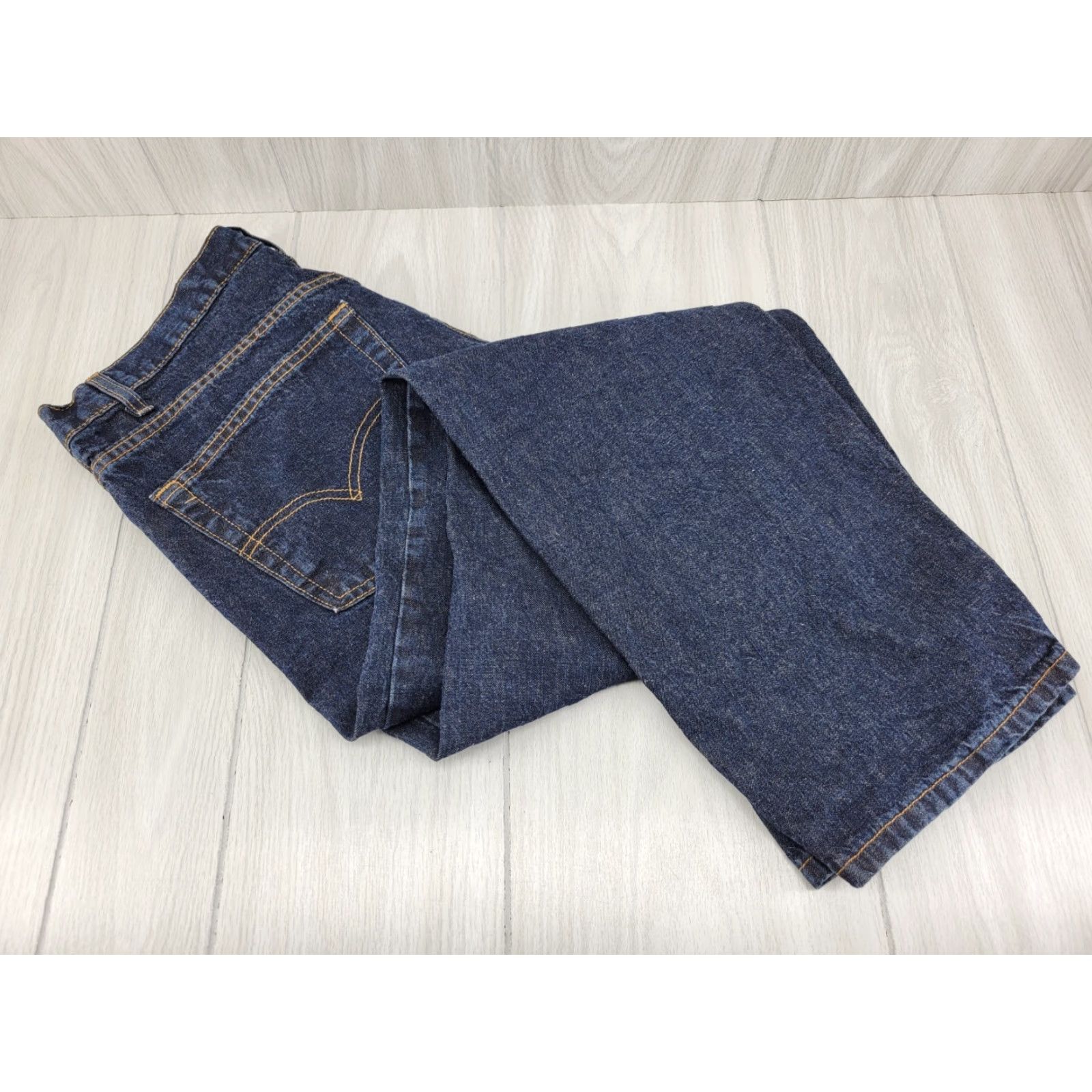 Levi's Levi's 505 Jeans Denim Blue Dark Wash Straight Leg 38 x 30 Mens Regular XS? Size US 38 / EU 54 - 5 Thumbnail
