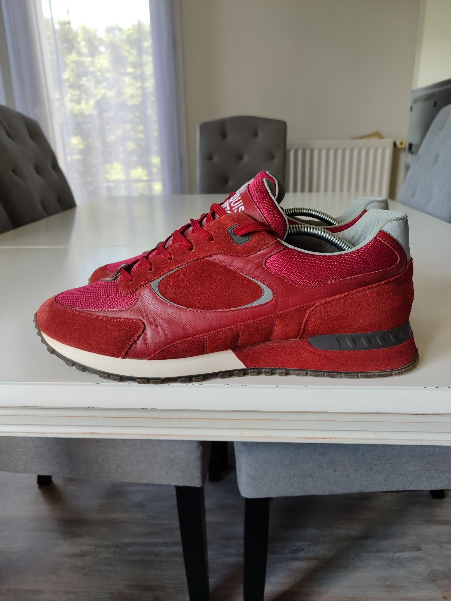 Louis Vuitton BASKETS LOUIS VUTTON RUN AWAY RED Size US 11.5 / EU 44-45 - 1 Thumbnail