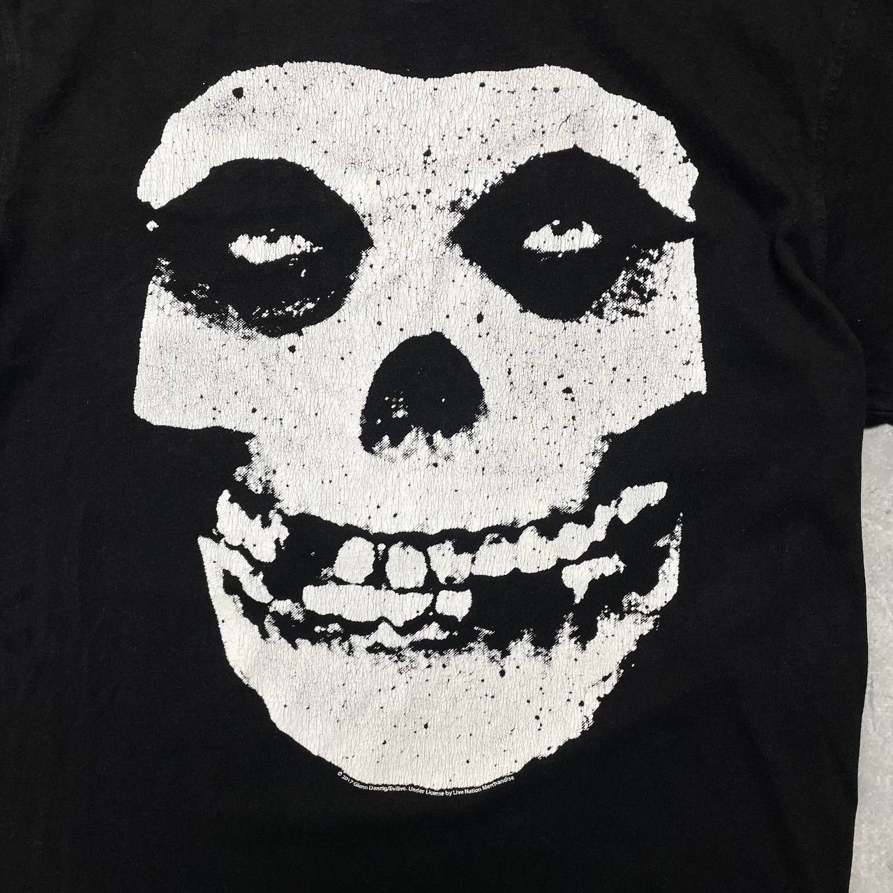 Band Tees 2017 Misfits Fiend Scull T Shirt Black Size M Size US M / EU 48-50 / 2 - 2 Thumbnail