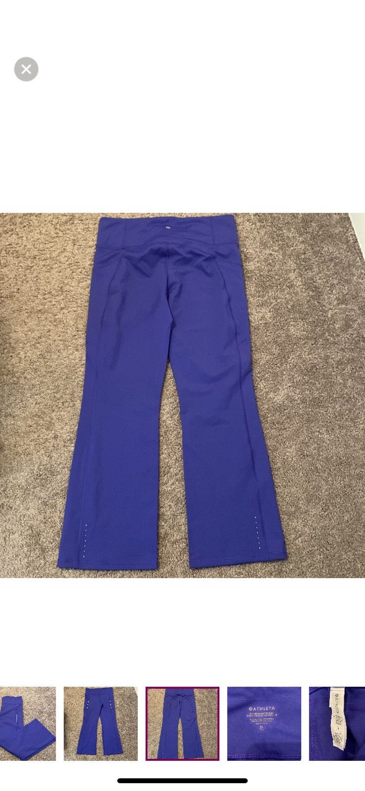Athleta XL Rainier Bootcut Pant, purple Size 40" / US 18 - 3 Thumbnail