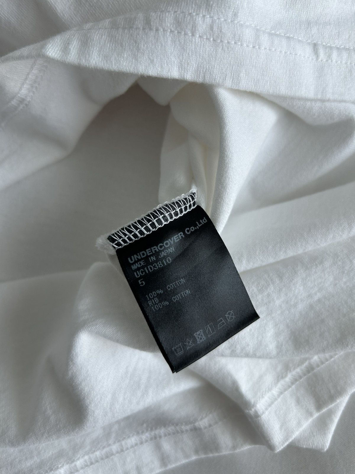 Japanese Brand Undercover Middle Finger Tee Made in Japan 5 Size US XXL / EU 58 / 5 - 6 Thumbnail