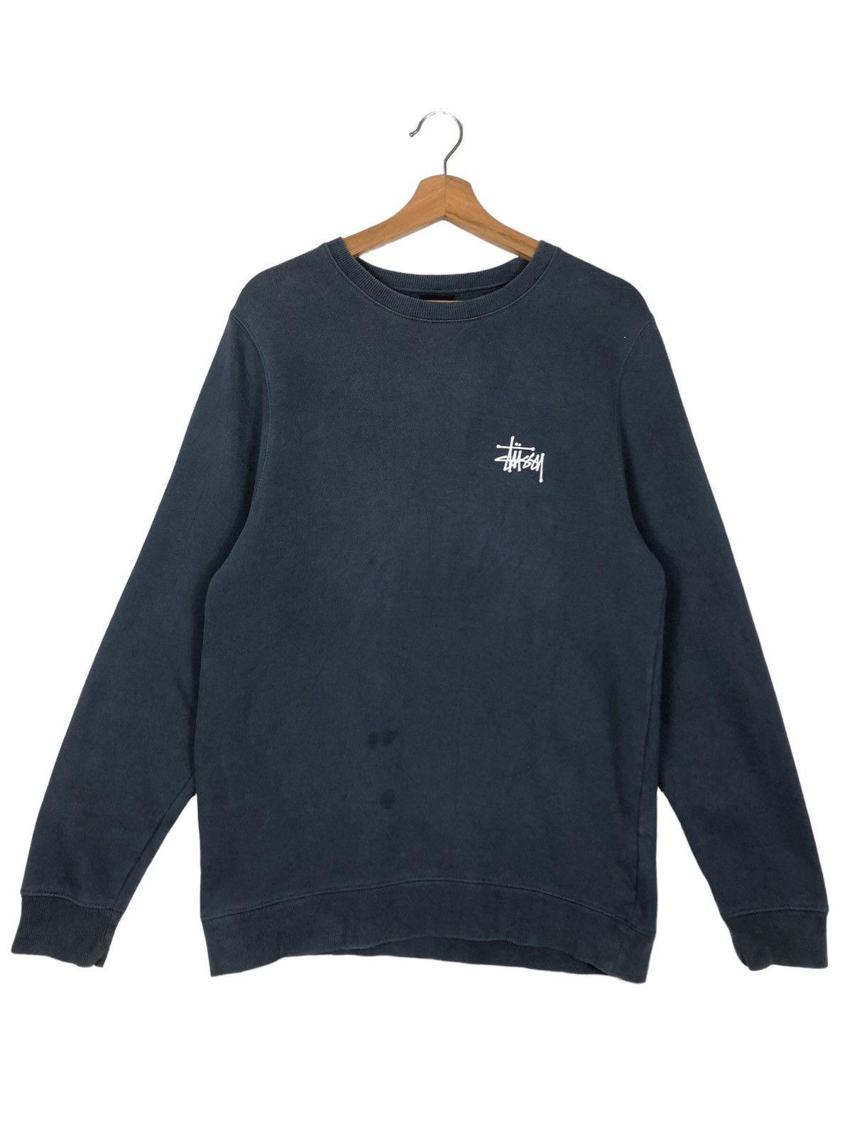 Stussy 🔥90’s Vintage Crewneck Sweatshirt Stussy Big Logo Spell Out Size US S / EU 44-46 / 1 - 1 Thumbnail