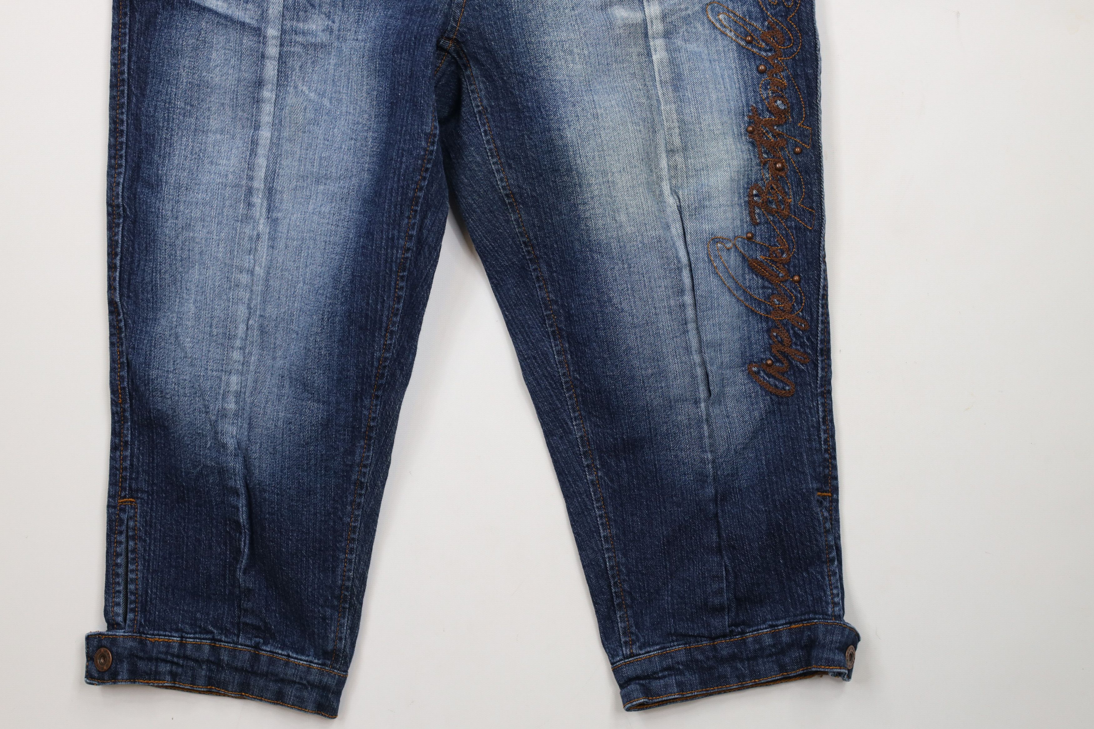 Vintage Vintage Y2K Apple Bottoms Jeans Out Denim Capris Jeans Blue Size 32" / US 10 / IT 46 - 3 Thumbnail
