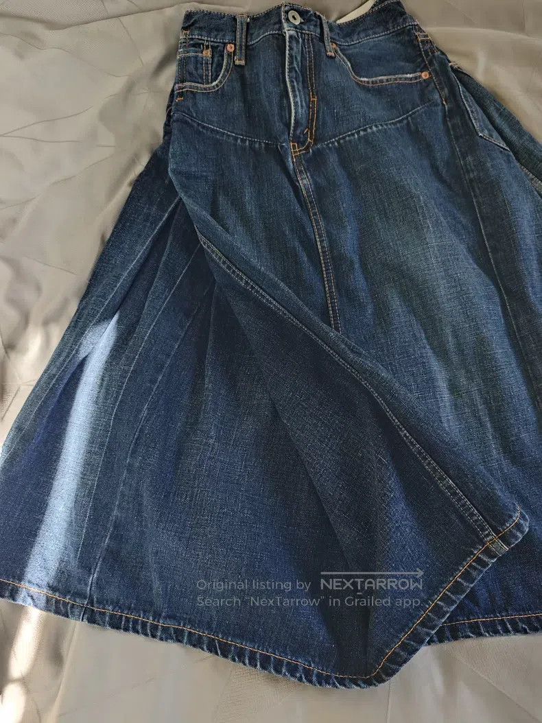 Comme des Garcons Comme des Garcons size S Denim Skirt S-M Size 23" - 7 Thumbnail