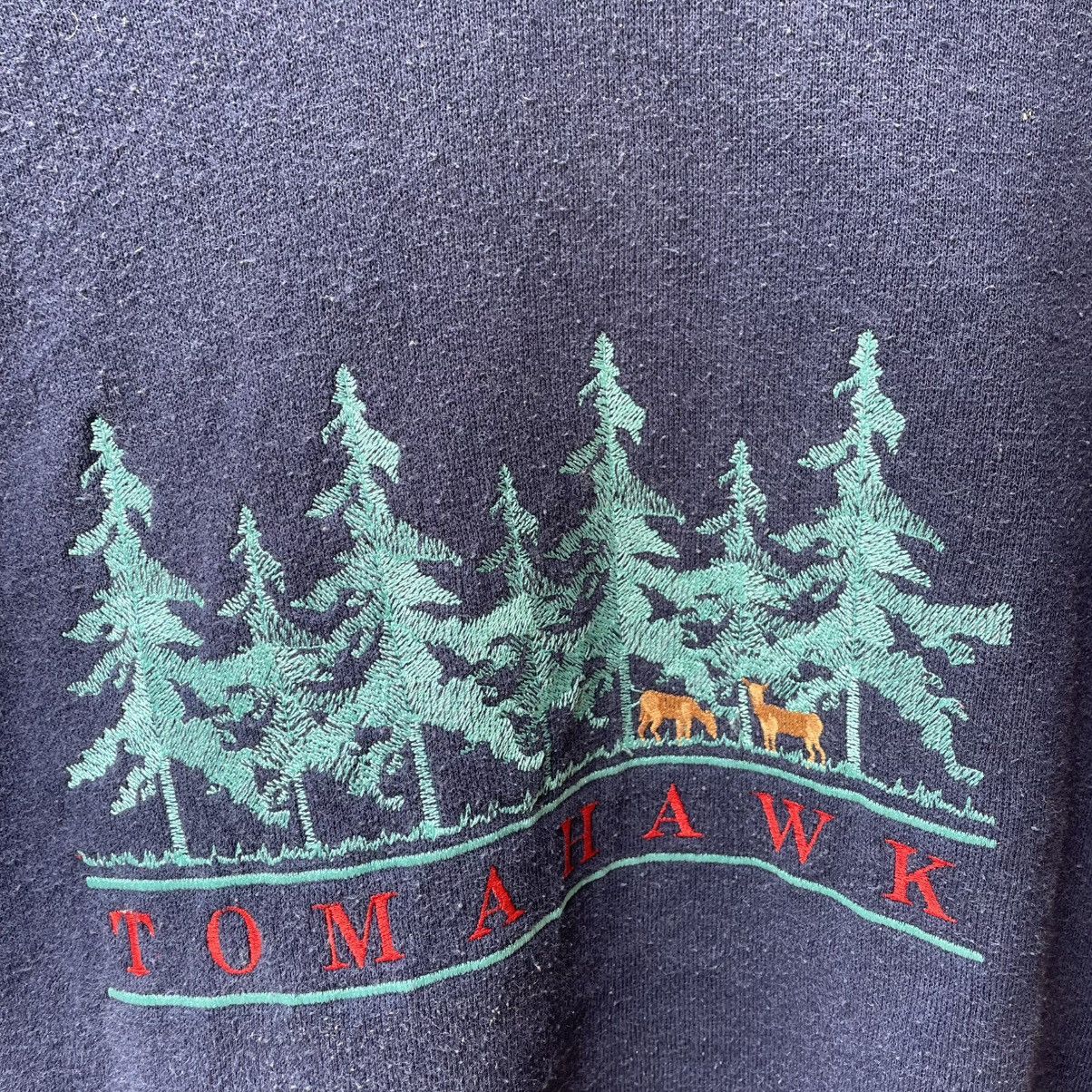 Lee 🔥Vintage 90s Lee Tomahawk Embroidered Spellout Sweatshirts Size US S / EU 44-46 / 1 - 6 Thumbnail