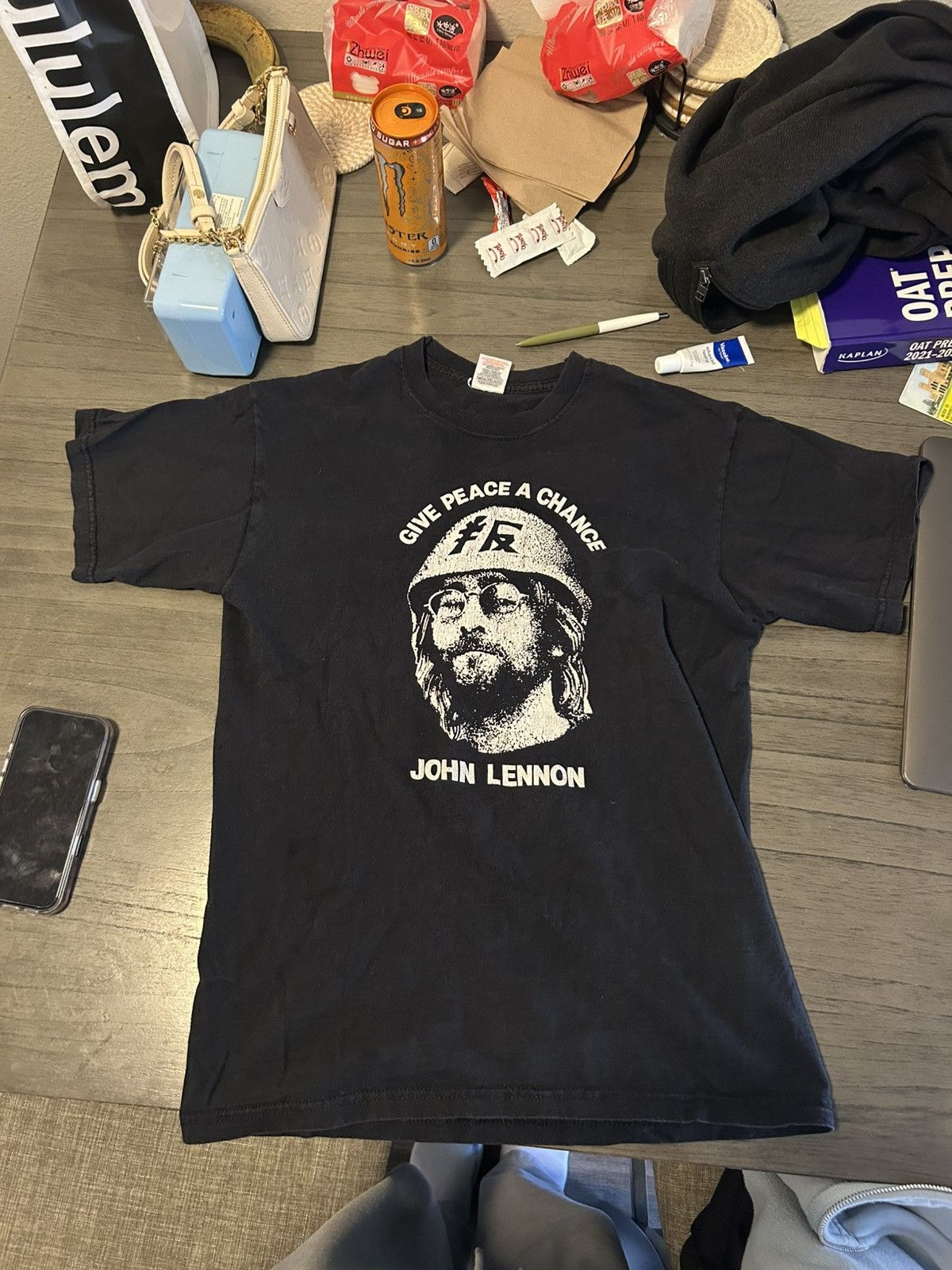 Vintage VTG John Lennon Give Peace a Chance Tee Size US S / EU 44-46 / 1 - 1 Thumbnail