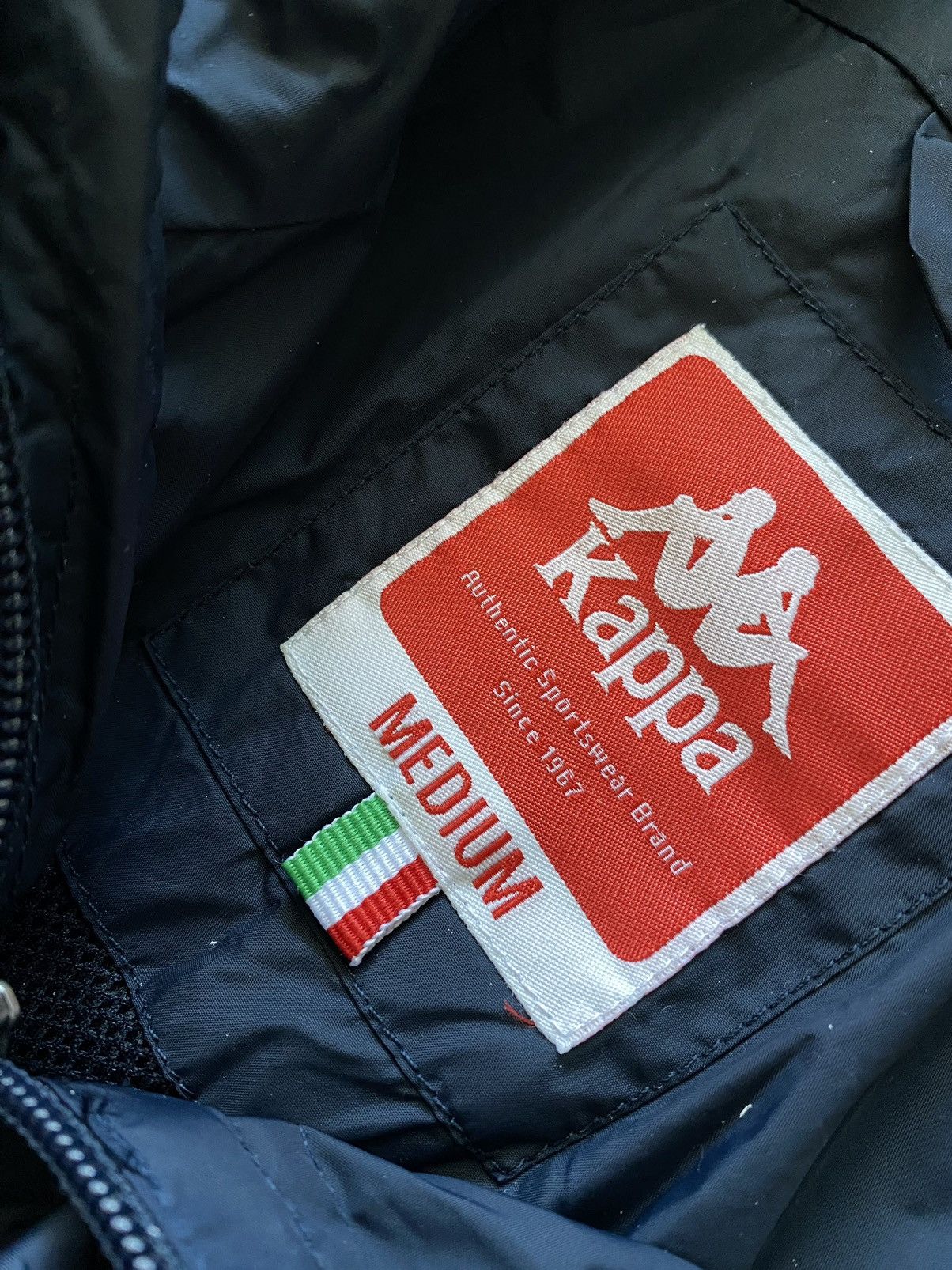 Kappa Kappa Banda Taped Windbreaker hooded Jacket Size US M / EU 48-50 / 2 - 2 Thumbnail