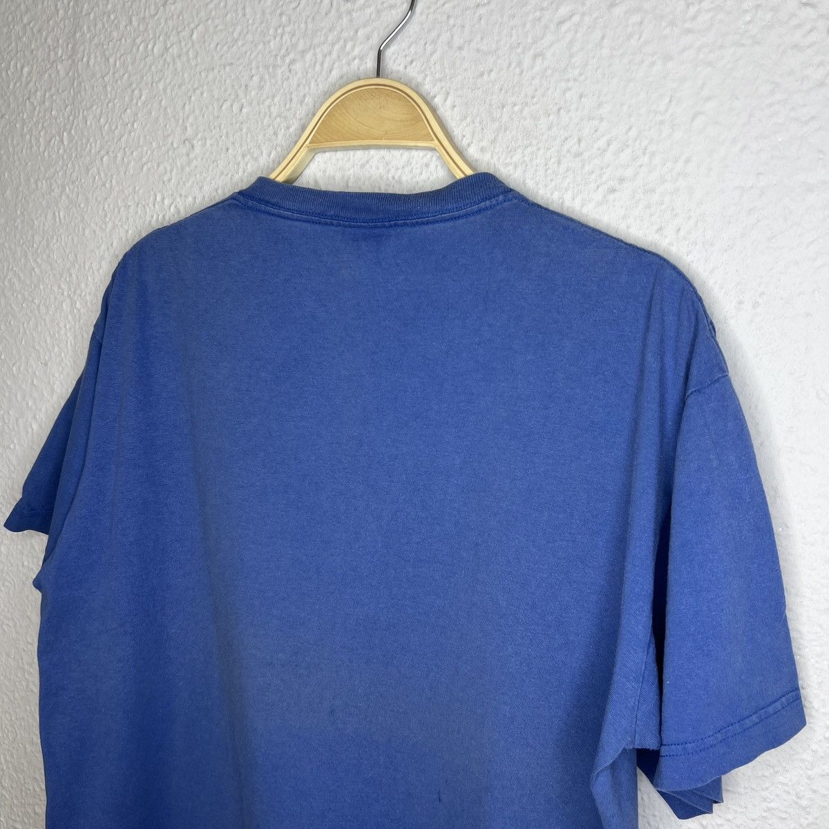 Stussy Vintage Stussy Tshirt Tee Blue Spellout Big Logo 90s Y2K Size US L / EU 52-54 / 3 - 8 Thumbnail