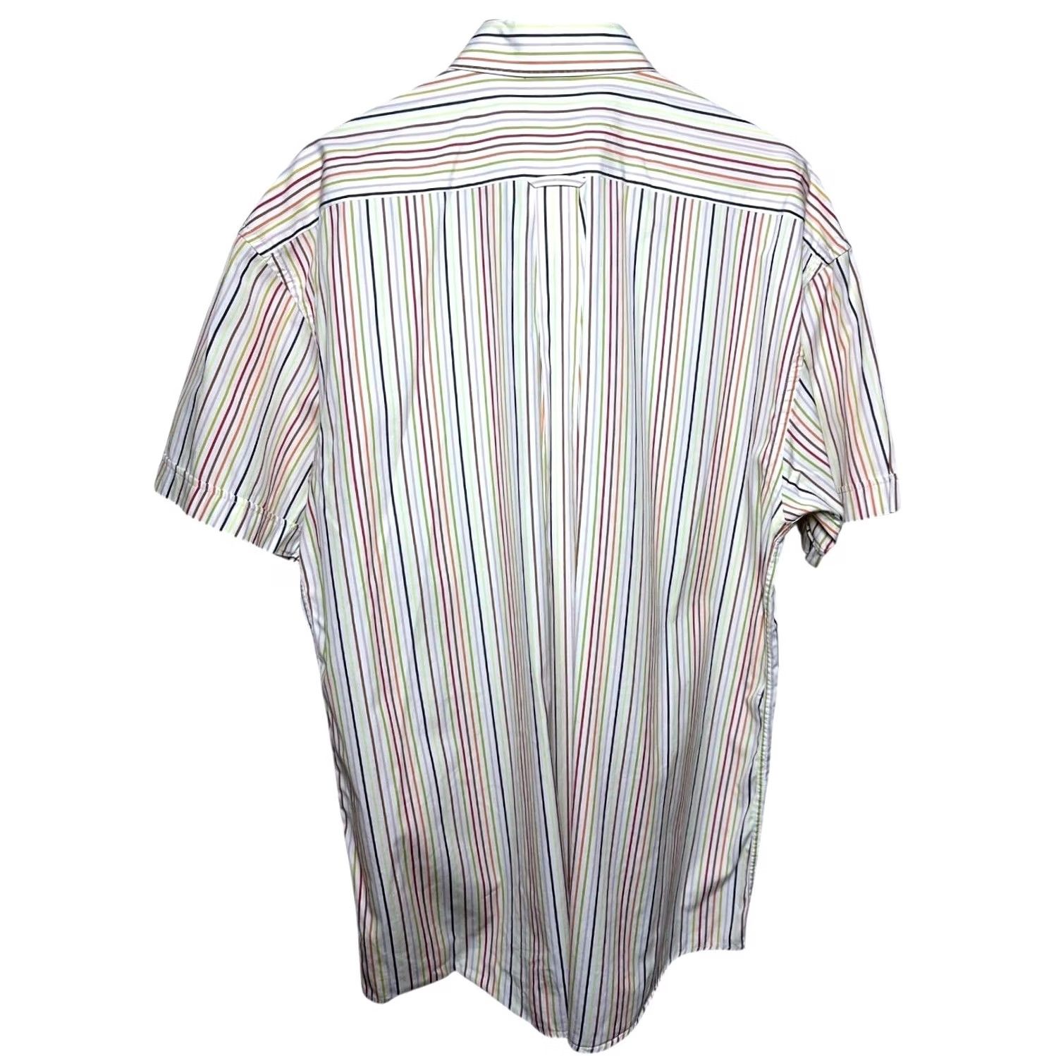 Vintage GIORDANO Experience Men's XXL Short Sleeve Button Down Multi Stripe Shirt Size US XXL / EU 58 / 5 - 4 Thumbnail