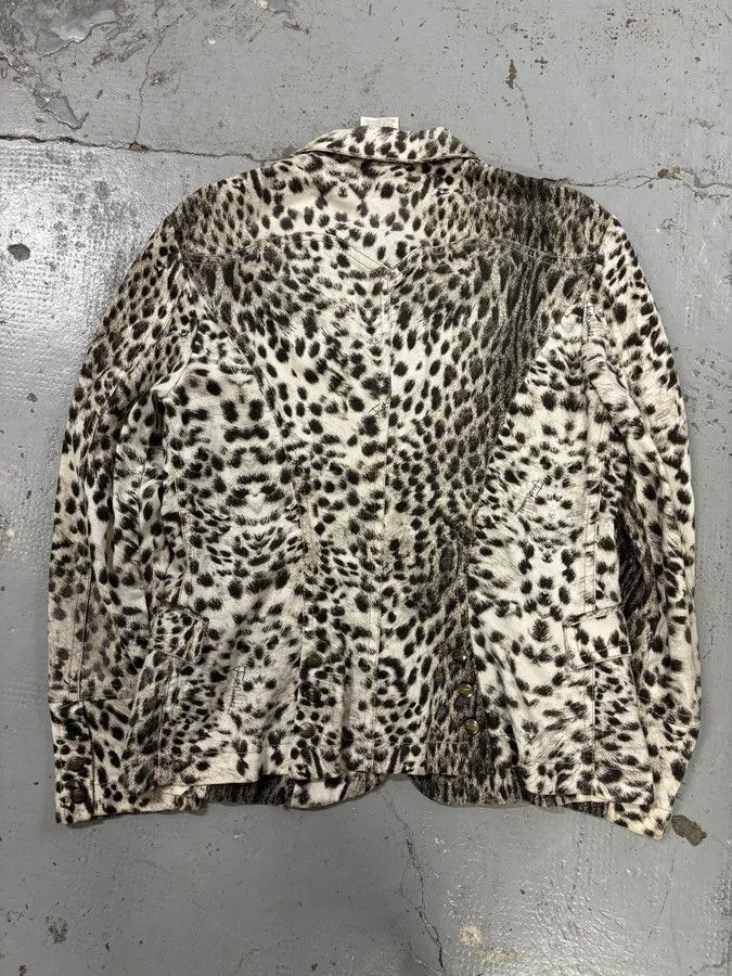 Just Cavalli AW2005 Cavalli Beige Leopard Blazer Jacket Size 40R - 5 Thumbnail