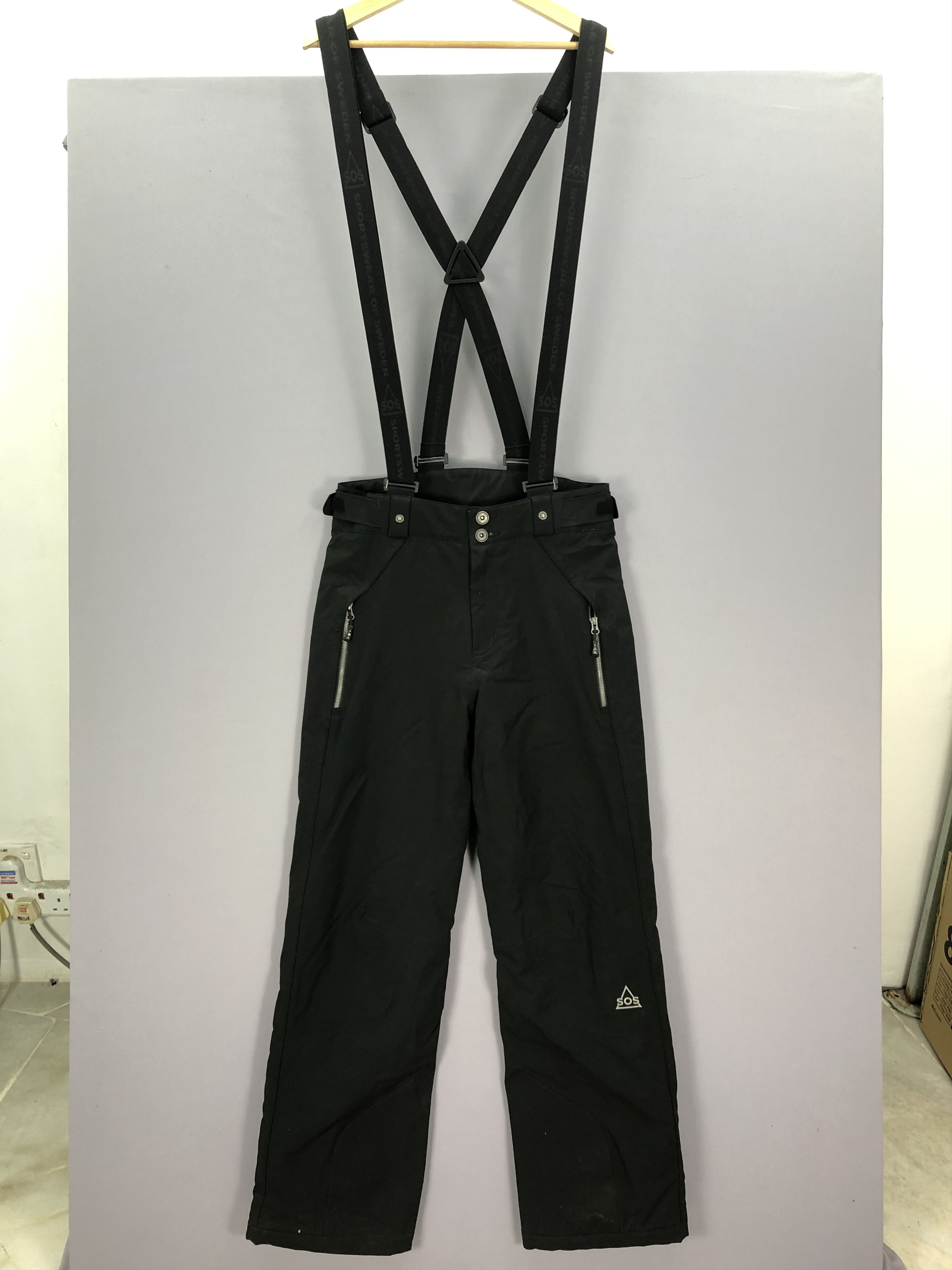 Vintage Vintage 90s SOS Ski Jumpsuits Snowboards Ski Wear Pants Size US 36 / EU 52 - 1 Thumbnail
