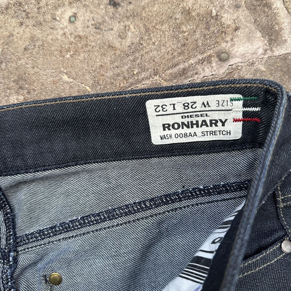Diesel × Vintage Diesel Ronhary Navy Denim Size 28" / US 6 / IT 42 - 7 Thumbnail