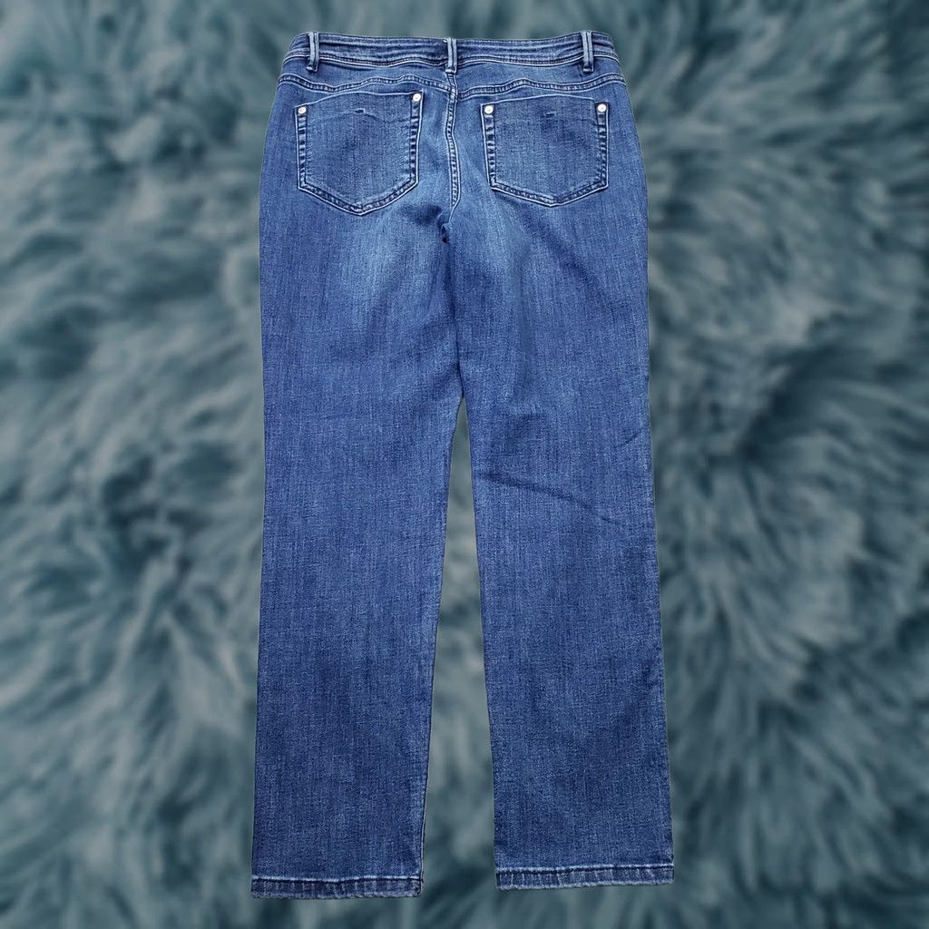 J. Jill J. Jill Slim Ankle Jeans Womens 8 Blue Denim Authentic Fit Stretch Streetwear Jeans Womens 8 Blue Denim Slim Ankle J. Jill Size 30" / US 8 / IT 44 - 1 Thumbnail