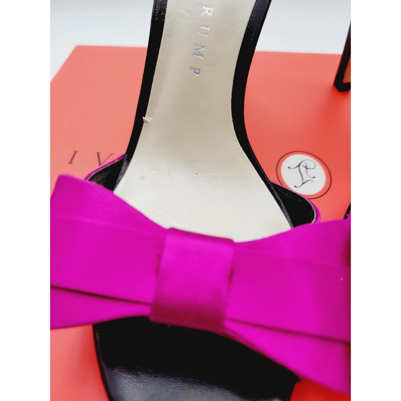 & Other Stories Ivanka Trump Phallon High Heel Shoes Sz 6.5M Dark Pink Black Size US 6.5 / IT 36.5 - 7 Thumbnail