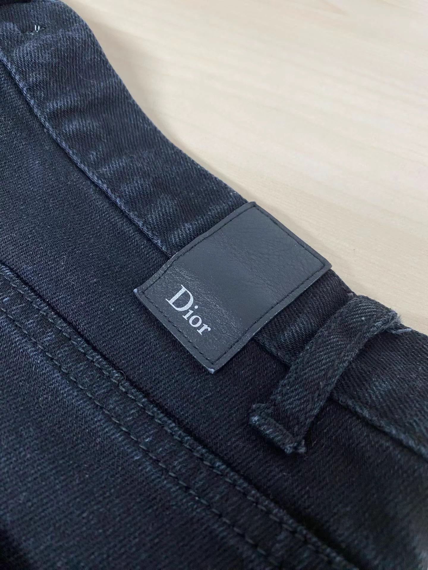 Dior DIOR flocked bee logo jeans W29 Size 29" - 3 Thumbnail