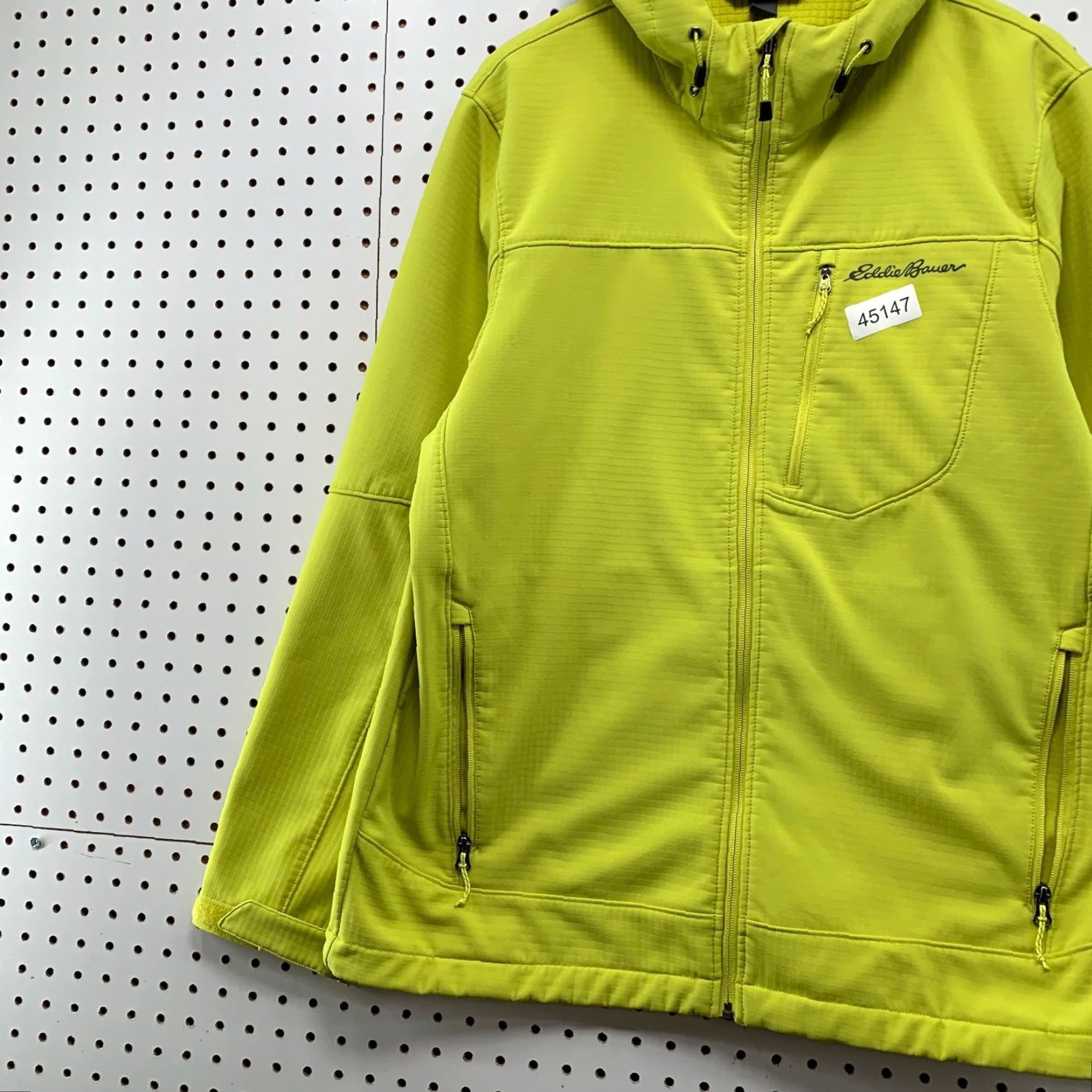 Eddie Bauer Eddie Bauer Thermal Jacket Mens Large Stratify Green Hooded Citron Mid Layer Size US L / EU 52-54 / 3 - 3 Thumbnail