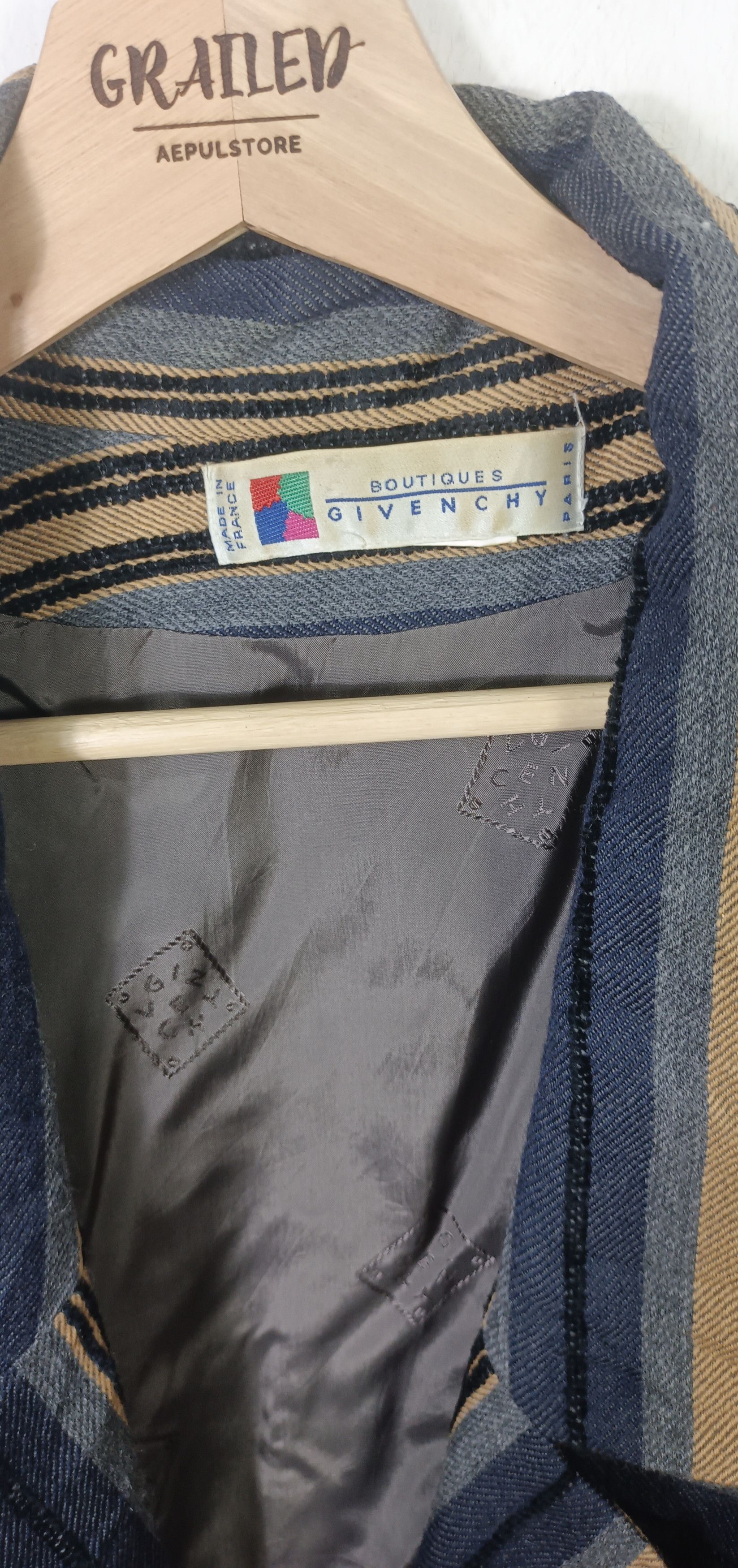 Givenchy Givenchy Boutiques Super Stripe Blazer Size M / US 6-8 / IT 42-44 - 13 Thumbnail