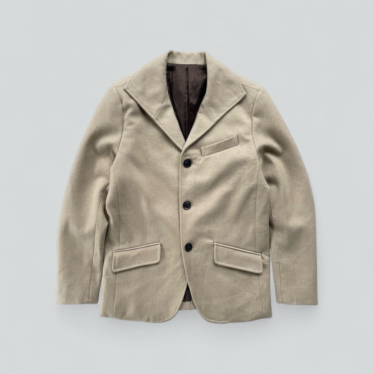 GOSTAR DE FUGA GOSTAR DE FUGA MEN'S WOOL SHAWL-COLLAR SUIT JACKET Size US S / EU 44-46 / 1 - 3 Thumbnail