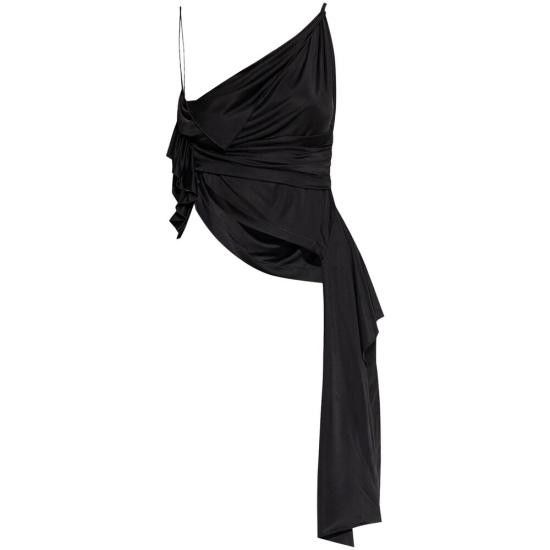 Dsquared2 DSQUARED2 Women Tops S24586 S72NC1143 900 BLACK Size S / US 4 / IT 40 - 1 Thumbnail