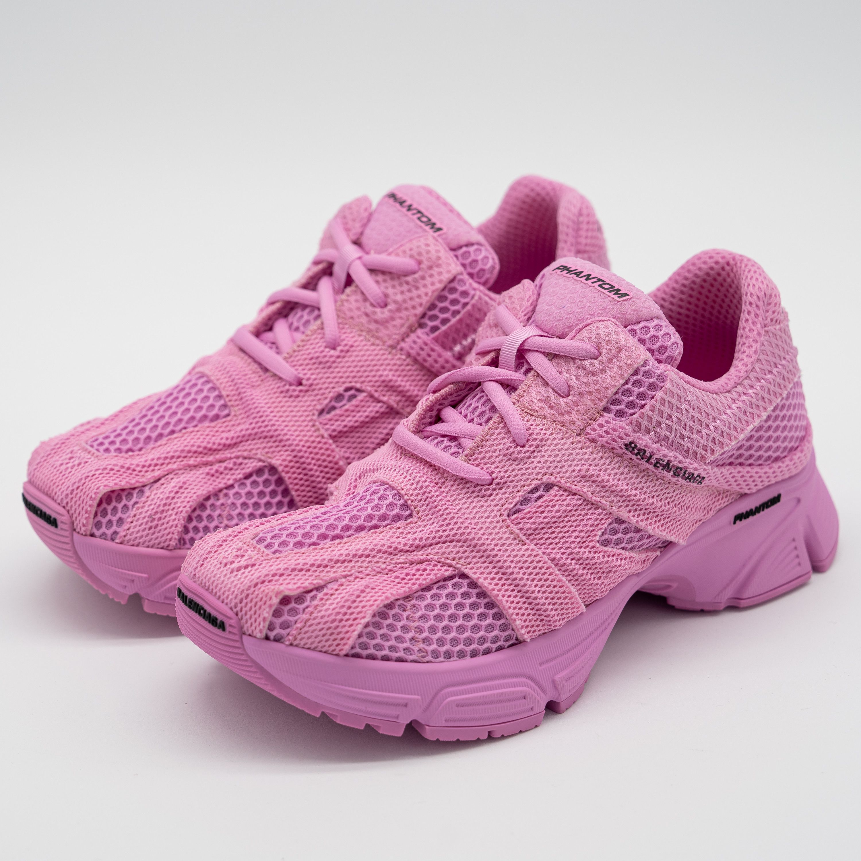 Balenciaga 37 EU / 7 US Balenciaga Phantom Sneakers Pink Mesh Size US 7 / IT 37 - 1 Thumbnail