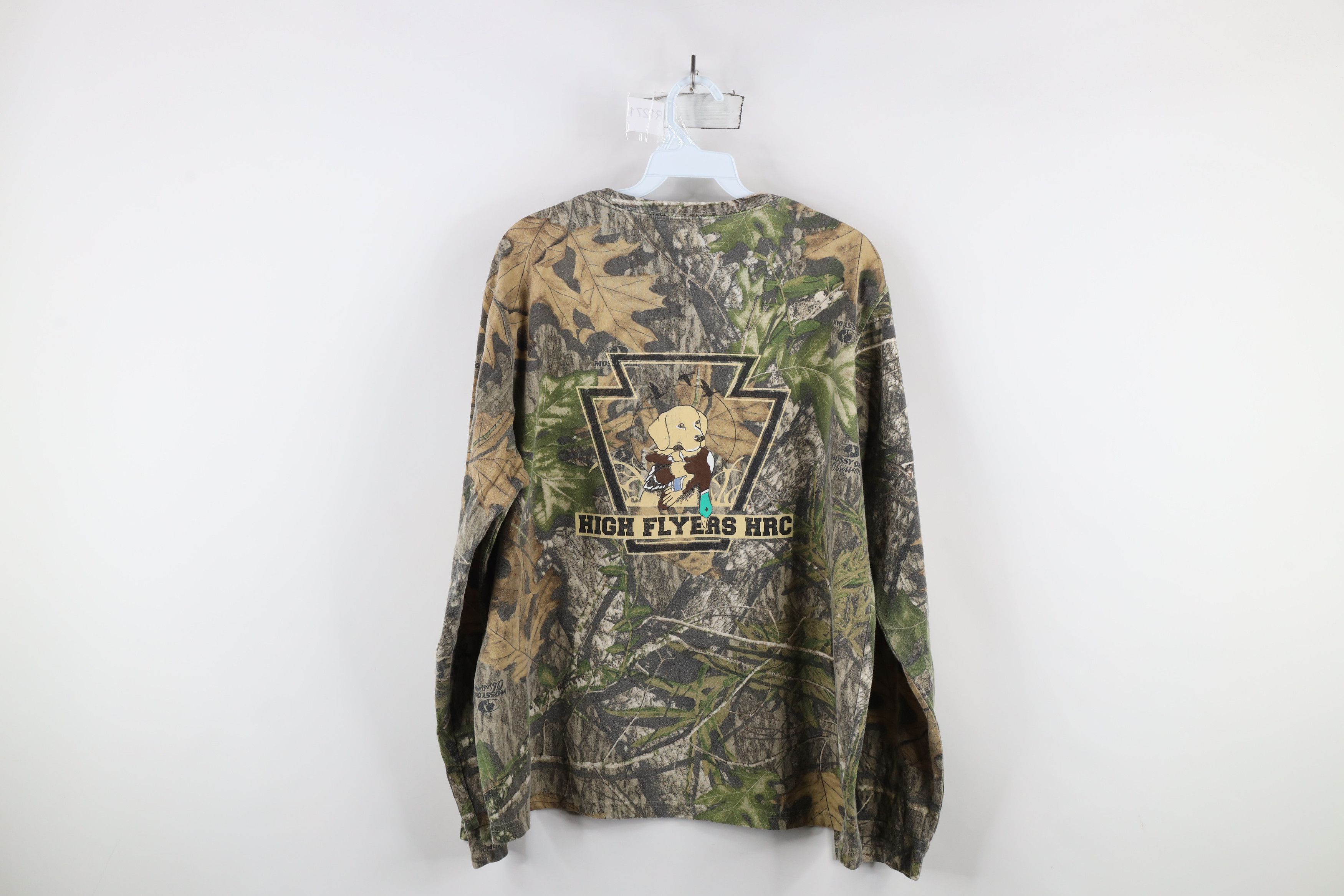 Vintage Vintage Y2K Streetwear Mossy Camouflage Long Sleeve T-Shirt Size US L / EU 52-54 / 3 - 8 Thumbnail