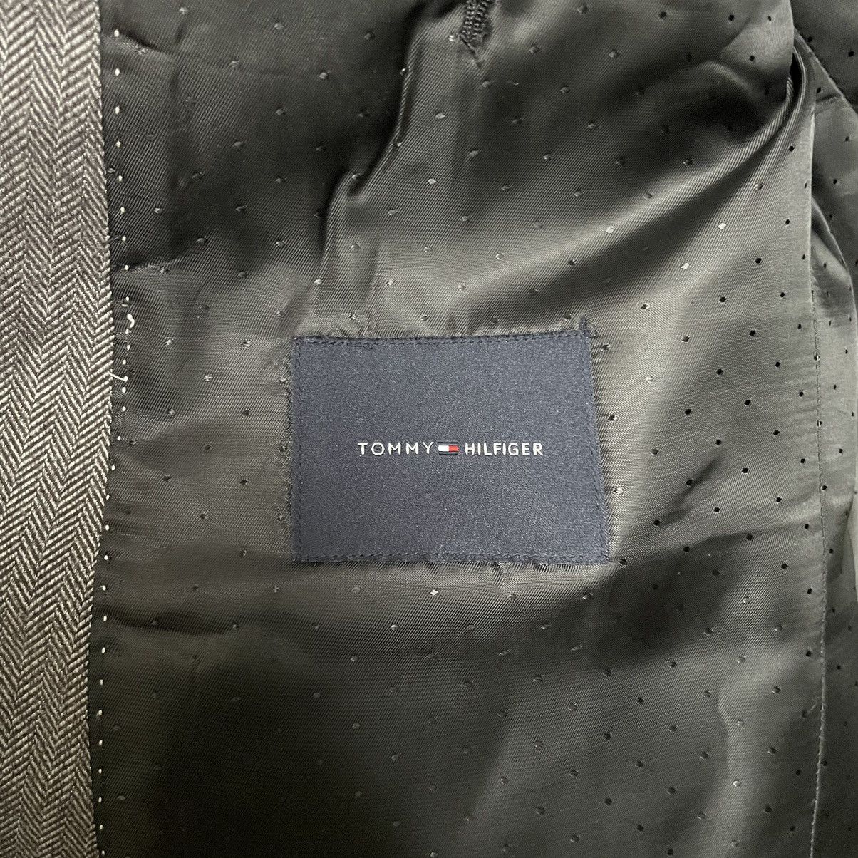 Tommy Hilfiger Tommy Hilfiger Herringbone Jacket 44R Size 44R - 4 Thumbnail