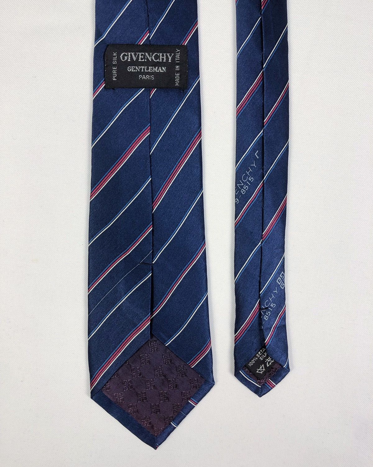 Givenchy Rare Vintage Givenchy Gentleman Silk Tie Size ONE SIZE - 6 Thumbnail
