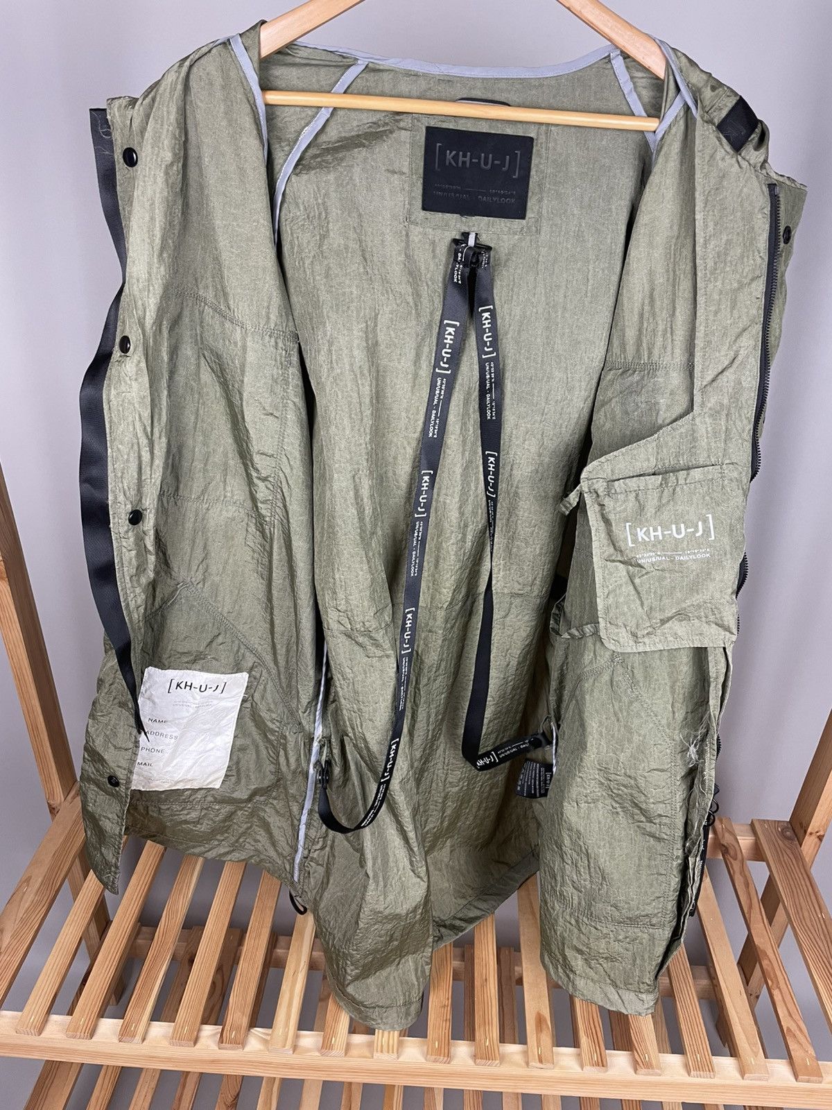 Designer × khujo Kh-U-J kilt heritage nylon parka jacket Size US L / EU 52-54 / 3 - 9 Thumbnail