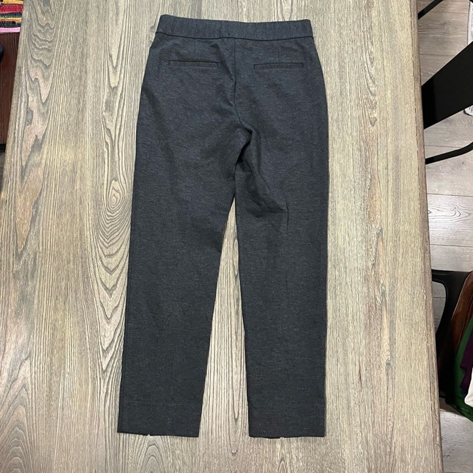 Vintage NWOT J. Jill Ponte Slim-Leg Slit Hem Pants Mid Rise Size S Size 23" - 7 Thumbnail