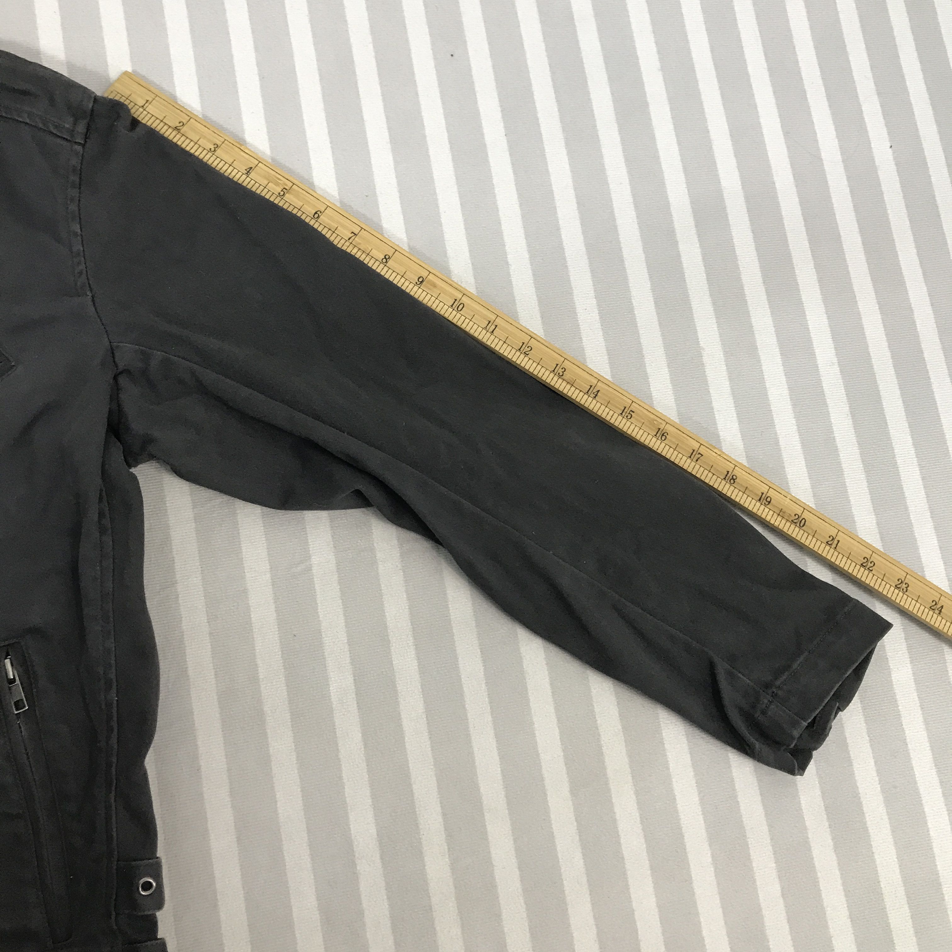 Japanese Brand × Vintage D'Homme Black Faded style Double collar Bono Jacket Size US M / EU 48-50 / 2 - 6 Thumbnail