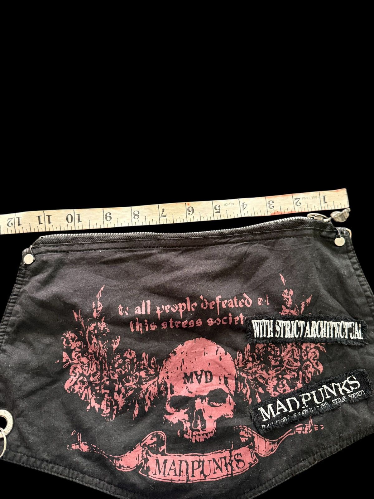 Hysteric Glamour Mad Punks shoulder bag with a skull rare desing Size ONE SIZE - 7 Thumbnail