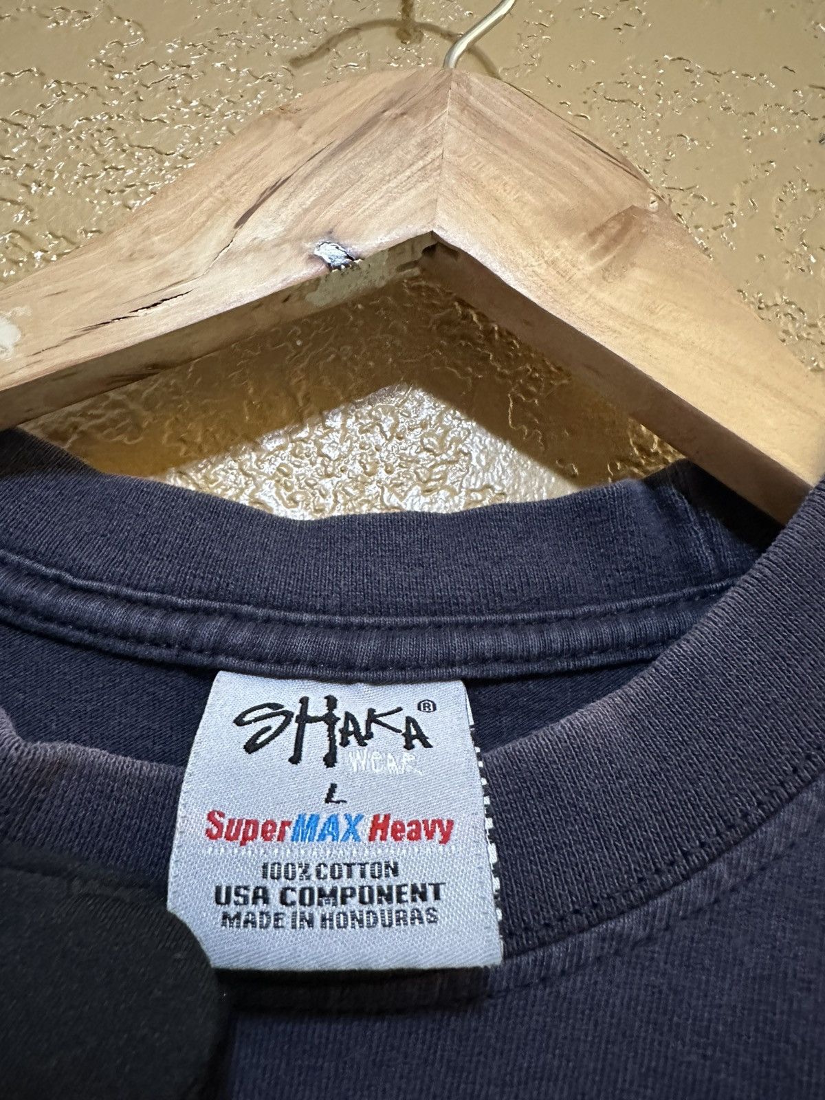 4GSELLER faded navy blue tee shirt large Size US L / EU 52-54 / 3 - 6 Thumbnail