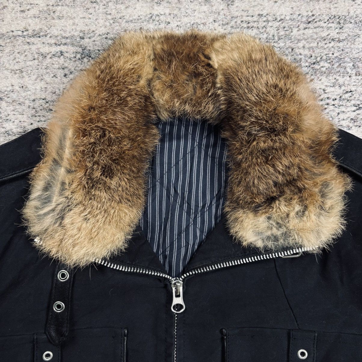 BUFFALO BOBS 2000s Abahouse - Vkei Style Fur Collar Jacke Size US M / EU 48-50 / 2 - 6 Thumbnail