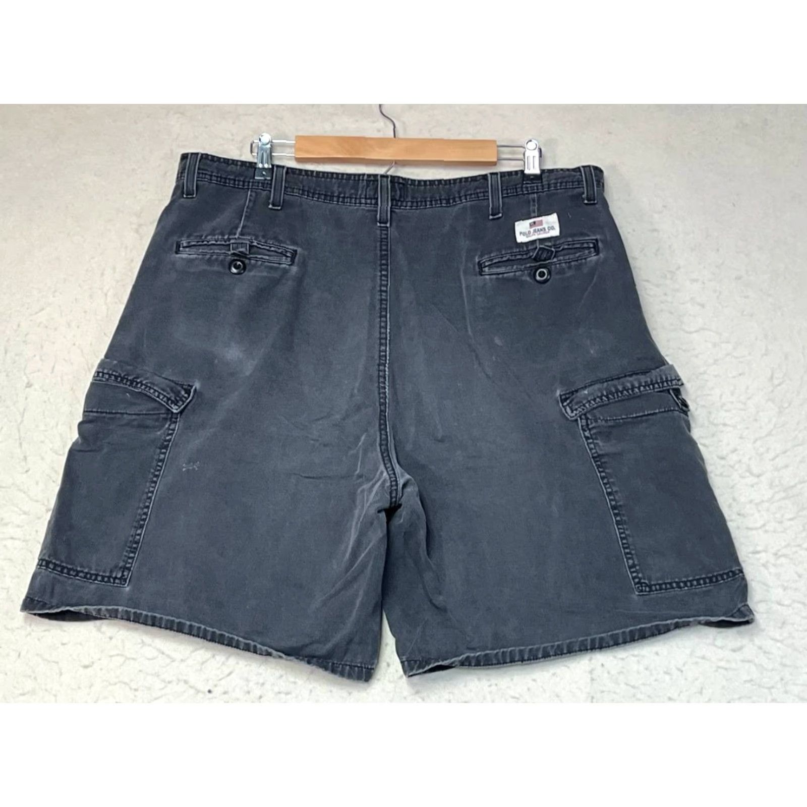 Polo Ralph Lauren Polo Ralph Lauren Chino Cargo Shorts Blue Men's Size 40 Casual Size US L / EU 52-54 / 3 - 2 Thumbnail